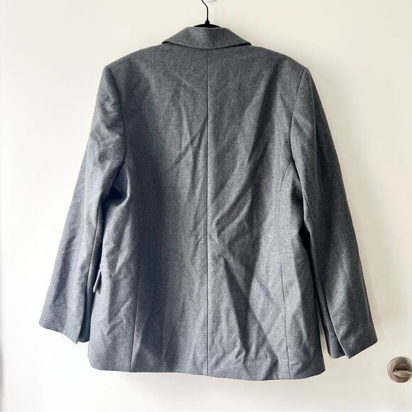 NWT Zara Limited Edition Wool Blazer in Dark Grey - Picture 7 of 9